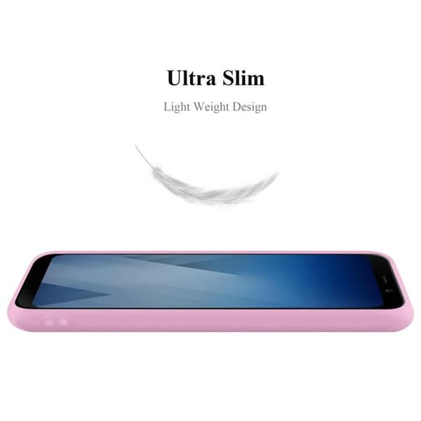 Skyddsfodral för Samsung Galaxy A5 2018 CANDY ROSE VIF Stötsäker Silikon Ros
