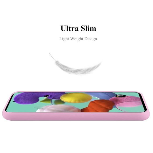 Fodral för Samsung Galaxy A72 4G / 5G i CANDY PINK Cadorabo Cover Skyddande silikon TPU-fodral