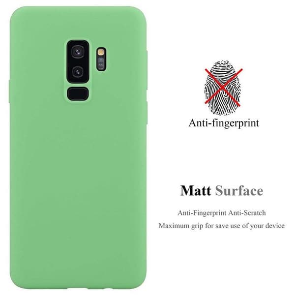 Skyddsfodral för Samsung Galaxy S9 PLUS CANDY GRÖN PASTELL Stötsäker Silikon Grön
