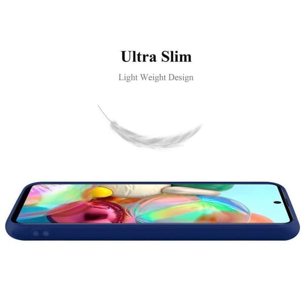 Skyddsfodral för Samsung Galaxy A51 4G / M40s CANDY MÖRKBLEU Stötskydd Silikon Blå