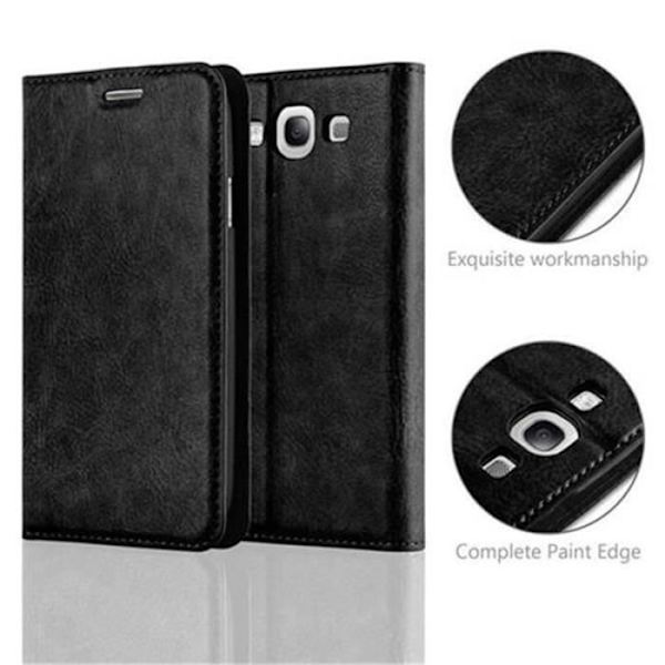 Samsung Galaxy S3/S3 NEO fodral - CADORABO - Svart - Imiterat läder - Magnetisk stängning - Stativfunktion Svart