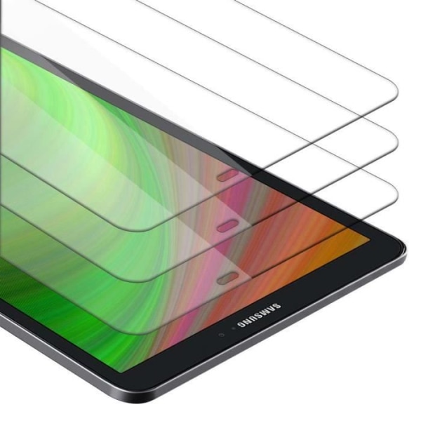 3x skärmskydd för Samsung Galaxy Tab A 2016 (10,1 Zoll) i MYCKET TRANSPARENT glas skärmskydd härdat Cadorabo