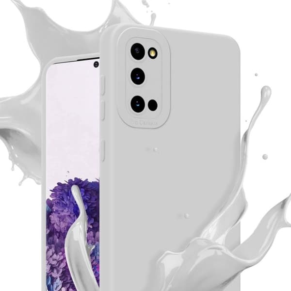 Skyddsfodral för Samsung Galaxy S20 i FLUID VIT Stötsäker Vit