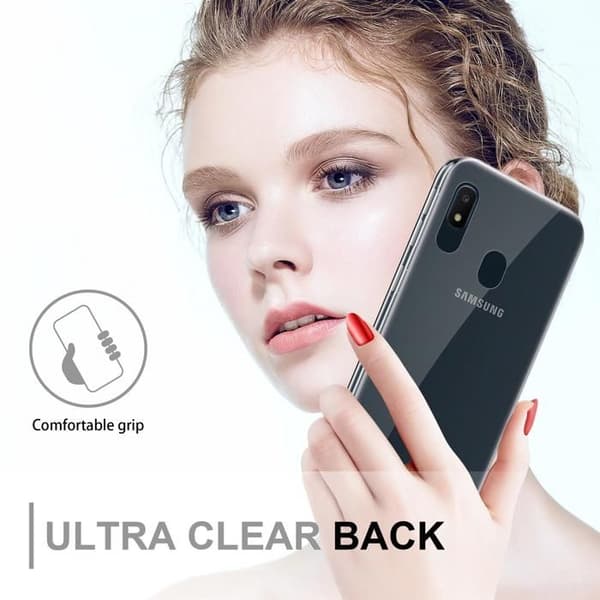Transparent skydd för Samsung Galaxy A10e / A20e Vit