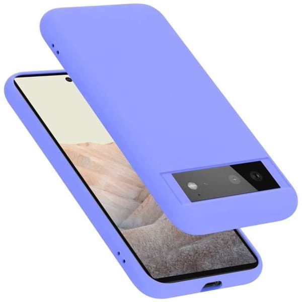 Skal för Google PIXEL 6 Stötabsorberande i LIQUID LIGHT PURPLE Violett
