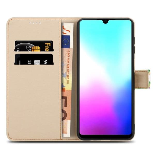 Etui för Huawei MATE 20 Fodral med flip i Plånboks skydd Grön
