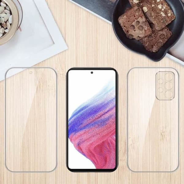 Transparent skydd för Samsung Galaxy A53 5G Vit