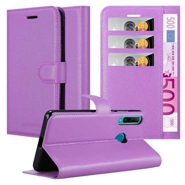 Etui för Honor 20e - CADORABO - Orkidé Violett - Syntetiskt läder - Magnetstängning - Ställfunktion Orkidévioler