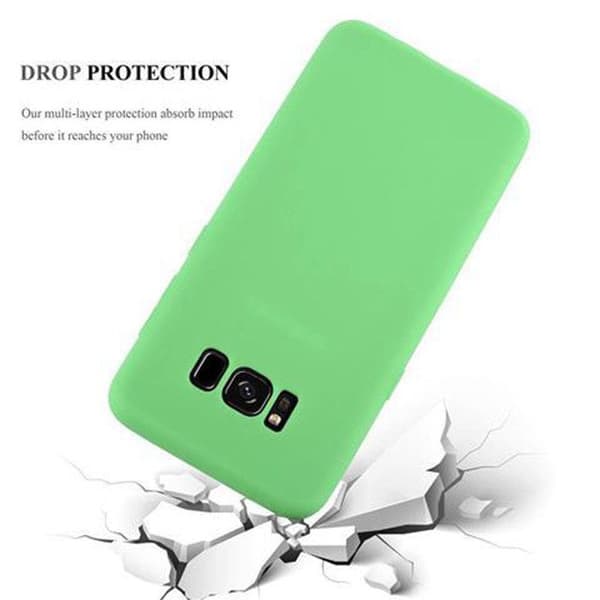 Skyddsfodral för Samsung Galaxy S8 PLUS CANDY GRÖN PASTELL Stötskydd Silikon Grön