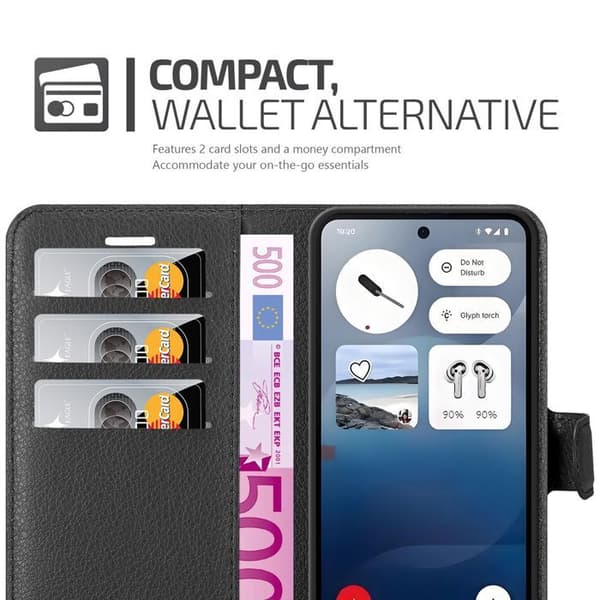 Fodral för Nothing Phone 3a Pro i JET BLACK Svart