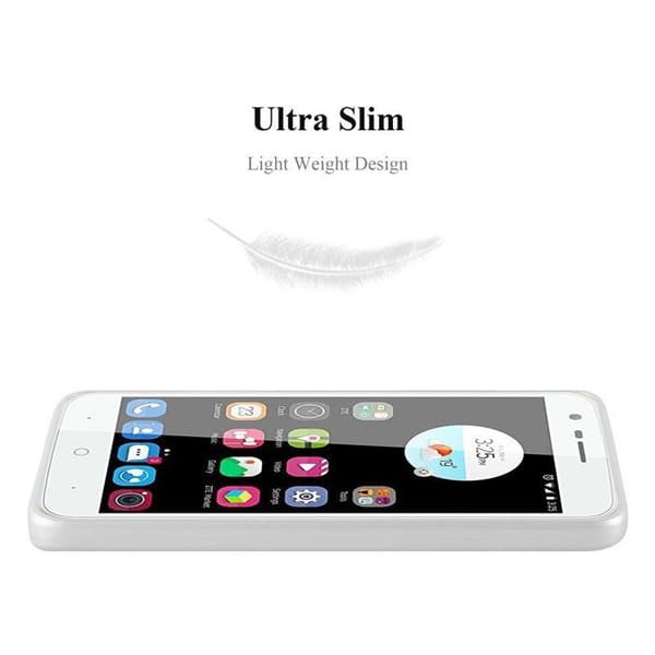 Skyddsfodral för ZTE Blade V8 MINI Skyddsfodral i MATTSILVER Metallic Design Grå