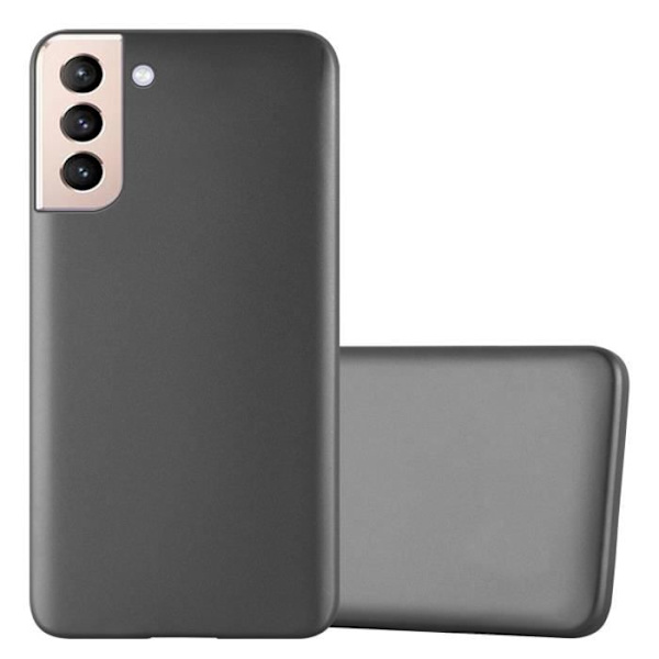 Fodral till Samsung Galaxy S22 Skal i METALLIC GREY Fodral Skydd Silikon TPU Fodral matt