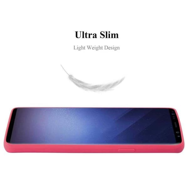 Skyddsskal för Samsung Galaxy S9 CANDY RÖD Stötsäker Silikon Röd
