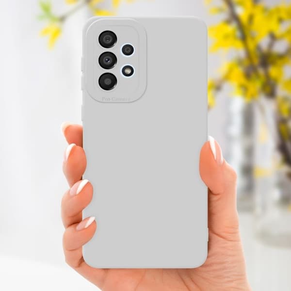 Skyddsfodral för Samsung Galaxy A52 (4G / 5G) / A52s i FLUID VIT Stötsäker Skyddsfodral Vit