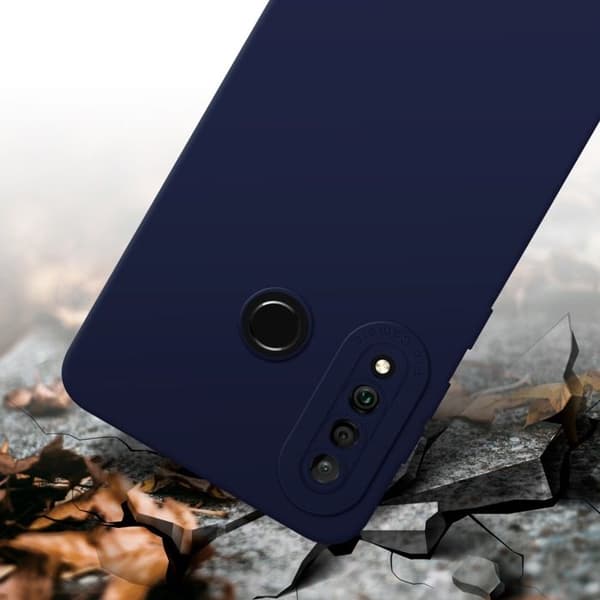 Skyddsfodral för Huawei P30 LITE i MÖRKBLA FLUID Antichock Blå