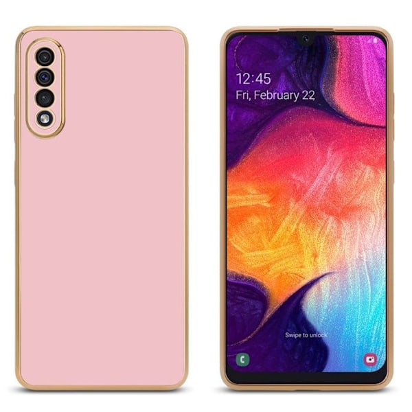 Fodral för Samsung Galaxy A50 4G / A50s / A30s Fodral i glänsande rosé - guld Fodral skal Silikon TPU och enhetsskydd Rosa