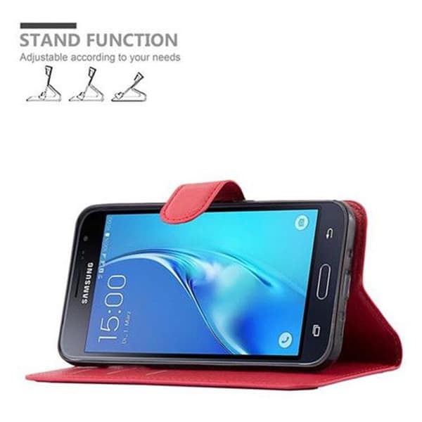 Fodral för Samsung Galaxy J3 2016 i KIRSCHRÖD Röd