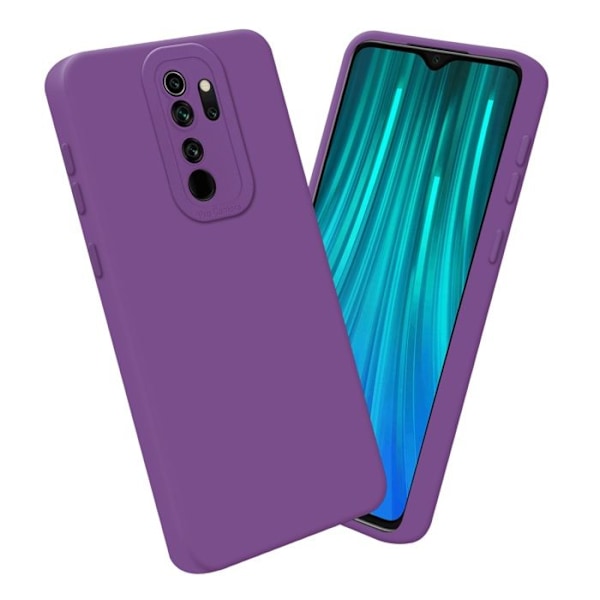 Coque för Xiaomi RedMi NOTE 8 PRO i FLUID VIOLET MAT Fodral Etui Case Cover i flexibelt TPU-silikon Skydd Lila