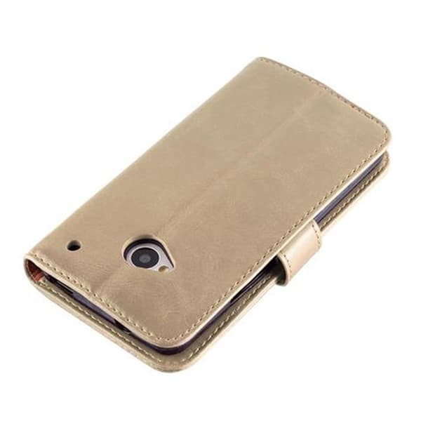 Skal för HTC ONE M7 i MARRONE CAPPUCINO Skyddsskal brun