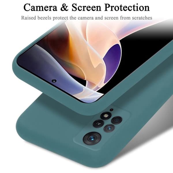 Skyddsfodral för Xiaomi RedMi NOTE 11 PRO 4G / 5G Stötabsorberande i LIQUID GREEN Grön