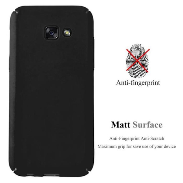 Coque - Cadorabo - Samsung Galaxy A5 2017 - Metallisk - Stötresistens - Elegant design Svart