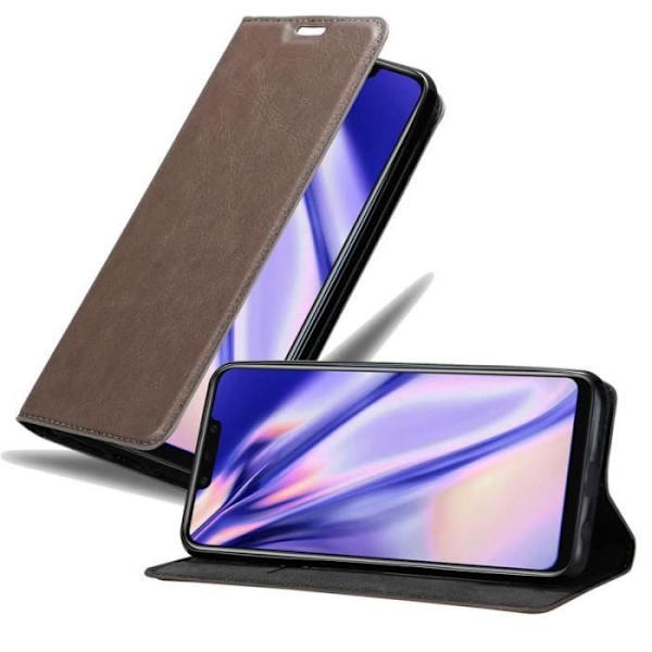 Cadorabo Fodral till Huawei MATE 20 LITE i KAFFEBRUNT