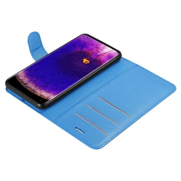 Etui för Oppo FIND X5 PRO i PASTELLBLÅ Blå