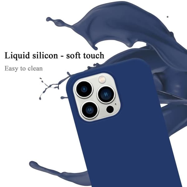 Skal för iPhone 14 PRO MAX Stötabsorberande i LIQUID BLUE Blå