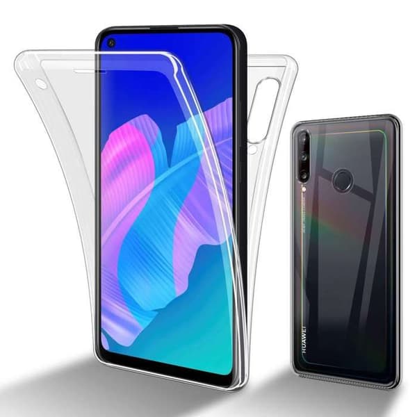 Transparent skydd för Huawei P40 LITE E, helskydd Vit