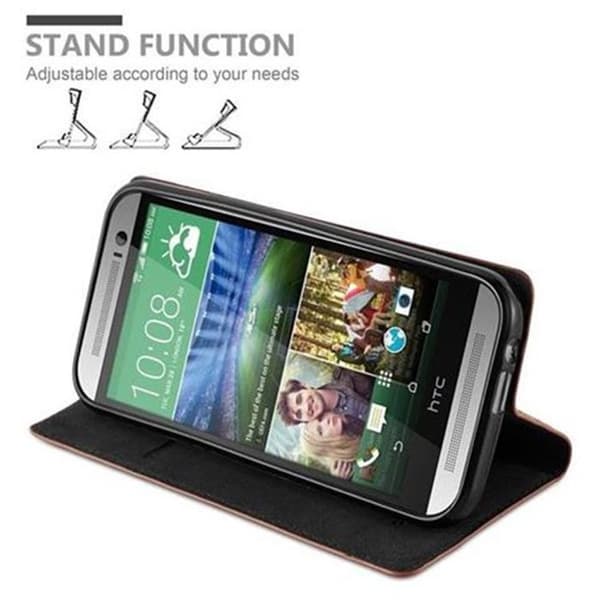 Fodral för HTC ONE M8 Skal i MARRONE CAPPUCINO brun