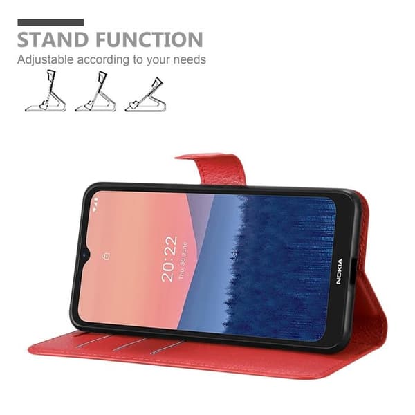 Fodral för Nokia C21 i KIRSCHRÖD Röd