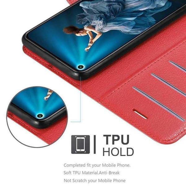 Fodral för Honor 20 / 20S / Huawei NOVA 5T i KIRSCHRÖD Röd
