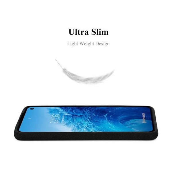 Coque - CADORABO - Samsung Galaxy S10e - FROST SVART - Silikon TPU - Stötskydd Frost Svart