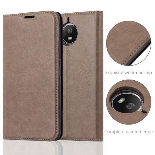 Cadorabo Fodral till Motorola MOTO G5S i KAFFEBRUNT
