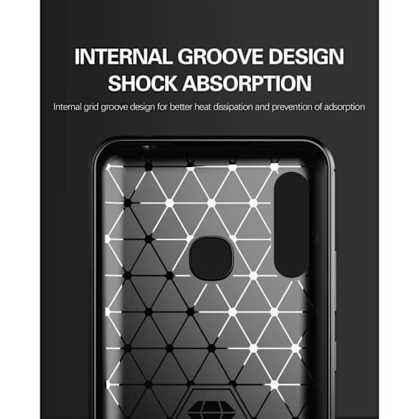 Coque - CADORABO - Samsung Galaxy A70e - Silikon TPU - Kolför design - Stötskydd Blå