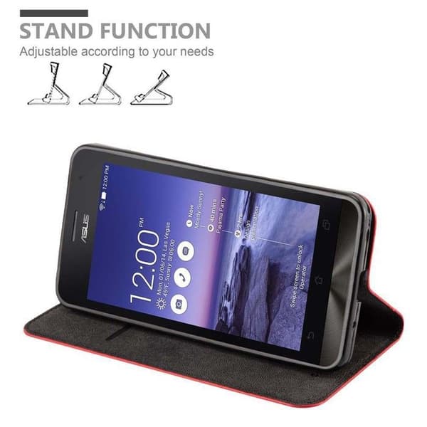 Fodral för Asus ZenFone 5 2014 i ÄPPLE RÖD Röd