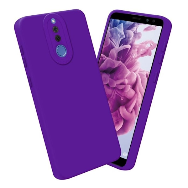 Coque för Huawei MATE 10 LITE i FLUID VIOLET FONCÉ Hölster Etui Fodral i flexibelt TPU-silikon Skydd Lila