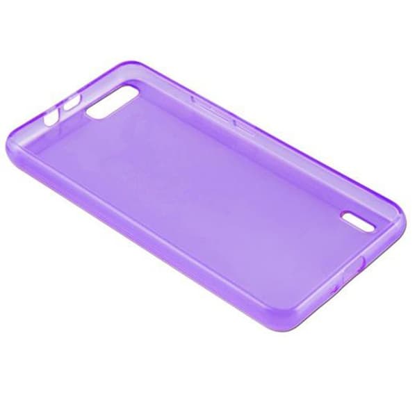 Transparent stötsäker silikonfodral för Honor 6 PLUS Violett