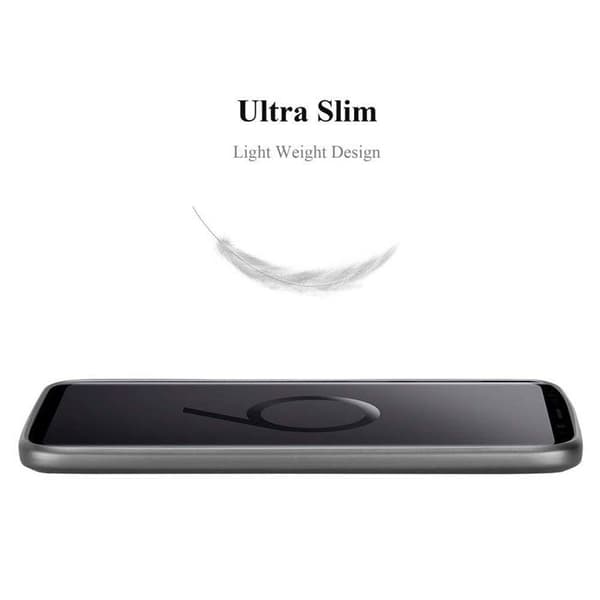 Skyddsfodral för Samsung Galaxy S9 PLUS, skyddsfodral i MATTE DESIGN i METALLIC GRÅ. Grå