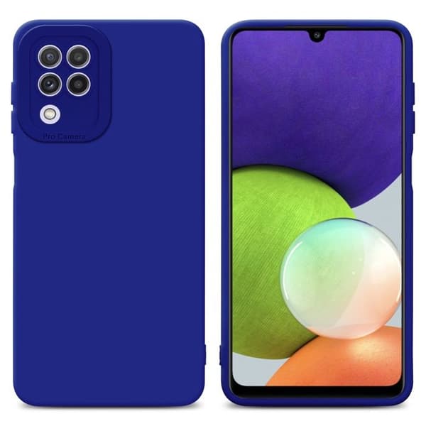 Skyddsfodral för Samsung Galaxy A22 4G i FLUID BLÅ Stötsäker Blå
