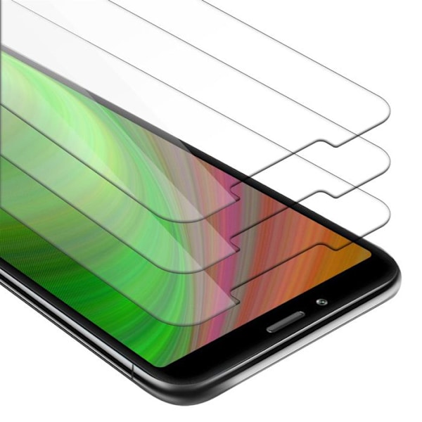 3x Härdat skyddsglas för Xiaomi RedMi 7A Skydd film i HÖG TRANSPARANT härdat glas Vit