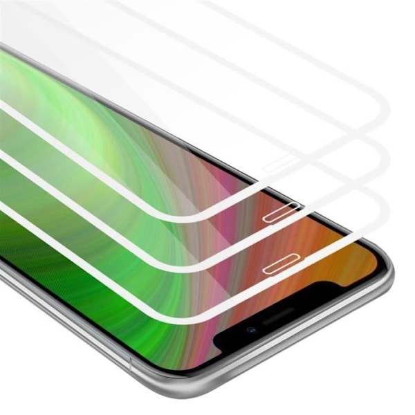 Cadorabo helskärmsskydd för Apple iPhone X / XS - Transparent med härdat härdat skärmglas