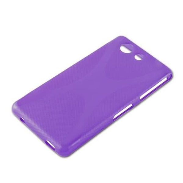 Sony Xperia Z3 PLUS COMPACT / Z4 COMPACT VIOLET Fodral Cadorabo DESIGN Lila
