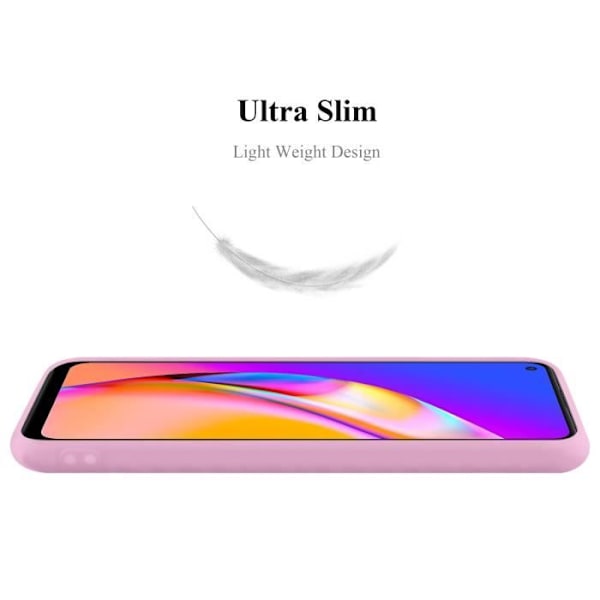 Coque - CADORABO - Oppo A94 5G - Candy Rose Vif - Skydd i silikon TPU - Trendig design Candy Hot Pink