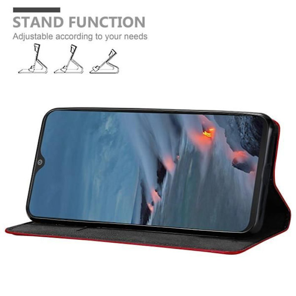 Cadorabo Fodral för Cubot P30 i APPLE RED Skyddskåpa magnetisk stängning