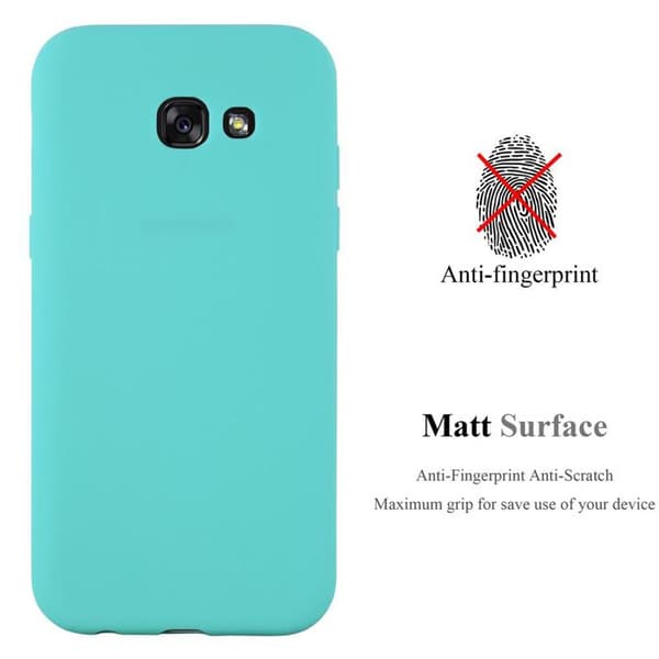 Skyddsfodral för Samsung Galaxy A7 2017 CANDY BLÅ Stötabsorberande Silikon Blå