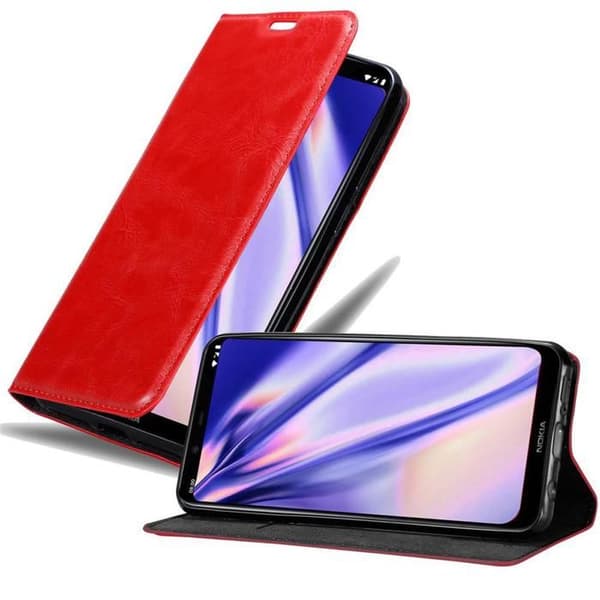 Fodral för Nokia 8.1 Skal i ÄPPLE RÖD Röd