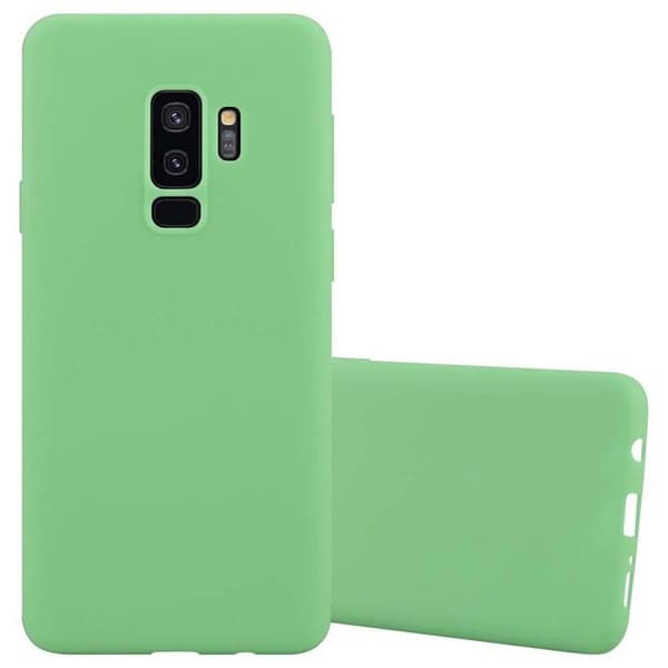 Skyddsfodral för Samsung Galaxy S9 PLUS CANDY GRÖN PASTELL Stötsäker Silikon Grön