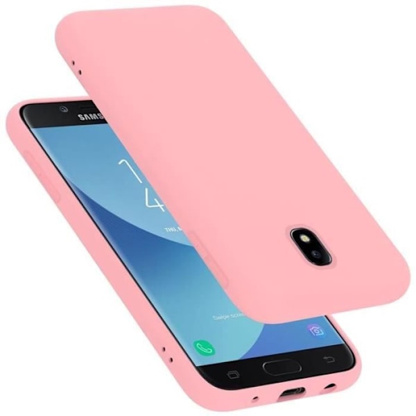 Cadorabo skal för Samsung Galaxy J5 2017 / J5 PRO / J530 - i rosa - Flexibel TPU-silikon Rosa