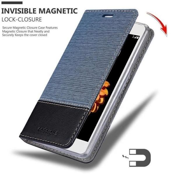 Cadorabo Fodral till LG K7 i MÖRKBLÅ SVART